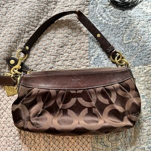 Vintage brown 2000s coach handbag